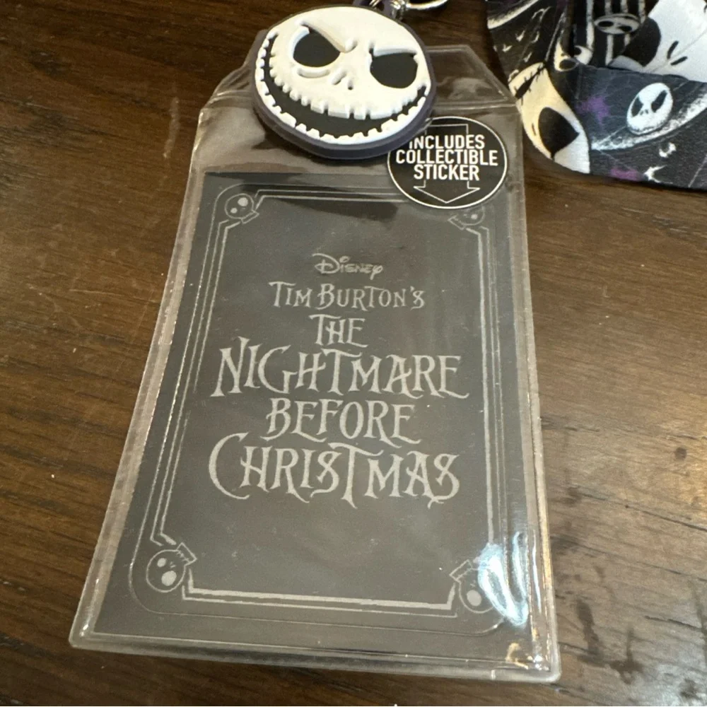 NEW Disney Nightmare Before Christmas Jack Lanyard Card Holder Horror Halloween